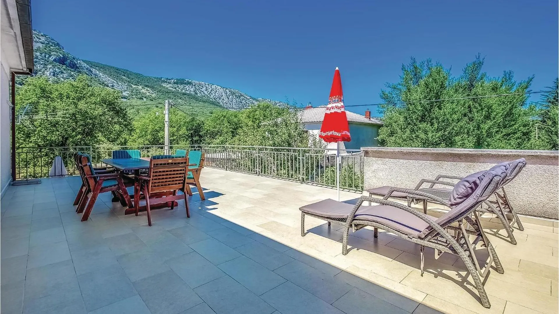 Stunning Apartment In Tribalj With Kitchen